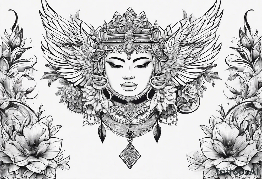 A tattoo for the chest tattoo idea