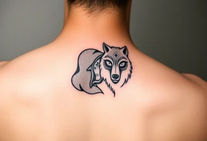 Little red riding hood and the big bad wolf tattoo idea