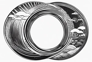 Enso with kaizen and shoganai tattoo idea