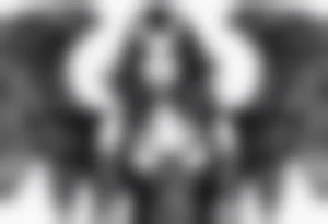 Female dark angel with sword tattoo idea