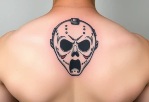 Jason & scream mask tattoo idea