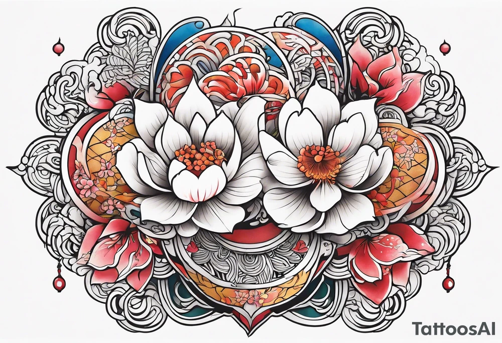 Love, source, abundance tattoo idea