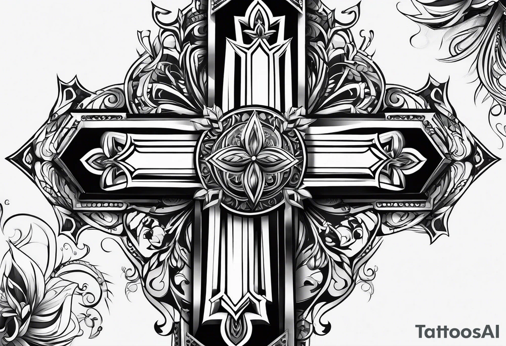 cross tattoo idea
