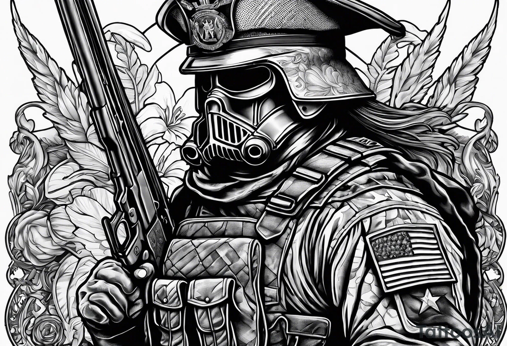 Combine Army Rangers and Homers The Odessy tattoo idea