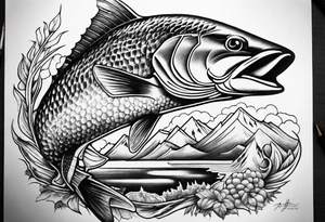 hunting, fishing, golf , god tattoo idea