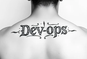 Devops tattoo it words cimputstios etc tattoo idea