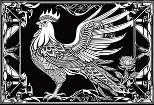 Combine LFC's Liverbird with a thistle and with MacLaren tartan tattoo idea