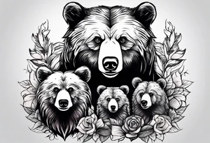 Bear Family tattoo idea