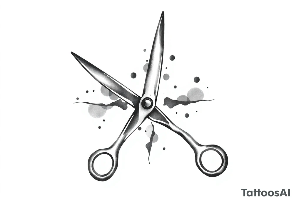 Scissors tattoo idea