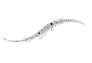 long shaman  style mytical bold line with ancient rhyme tattoo idea