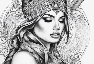 twin flames tattoo idea
