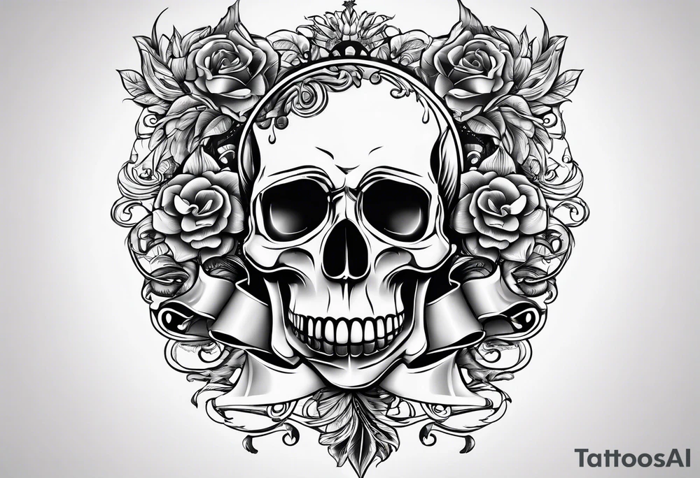 Quote only tattoo. “Love is never as real as its loss” tattoo idea