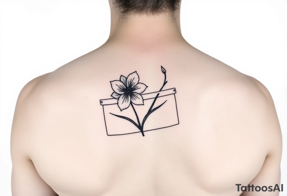 Snare drum with flower tattoo idea