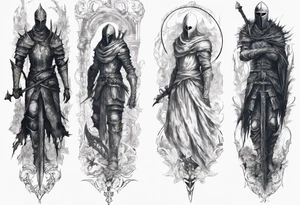 dark souls 3
full arm sleeve
artorias tattoo idea