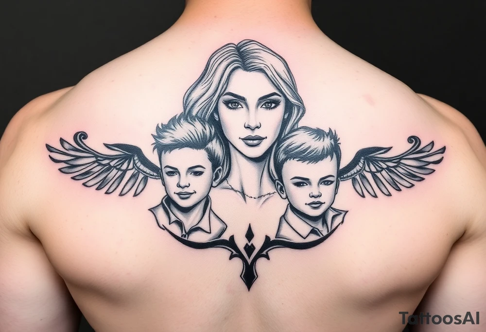 Mother with two sons 1 and half years apart ideas for a women tattoo idea