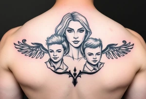Mother with two sons 1 and half years apart ideas for a women tattoo idea