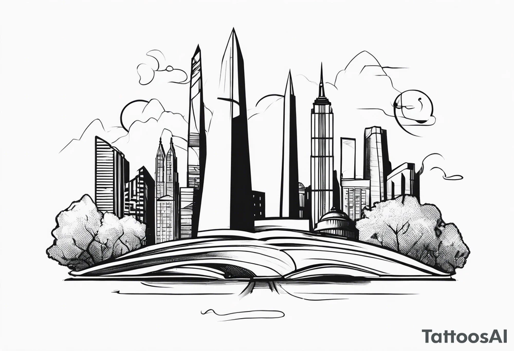 MONUMENTS tattoo idea