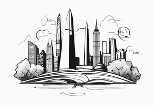 MONUMENTS tattoo idea