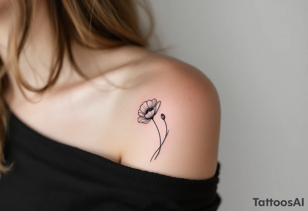 Poppies tattoo idea