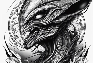 alien tattoo idea