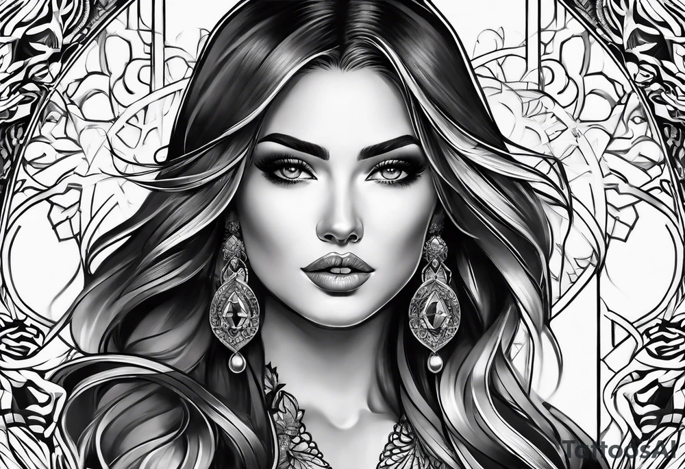 Women's Genetalia tattoo idea