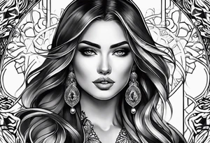 Women's Genetalia tattoo idea