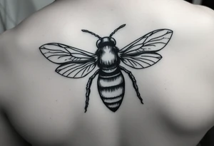 put these letters ליאורה) in a bee tattoo idea