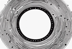 simple dot tattoo to represent family tattoo idea