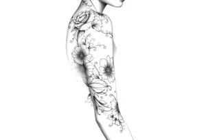 Newspaper style tattoo idea