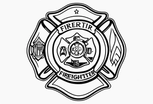 Firefighter tattoo idea