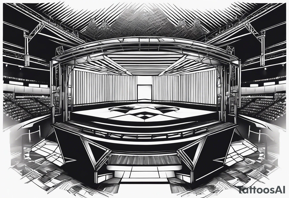 Truss, music, mix stadion, faders tattoo idea