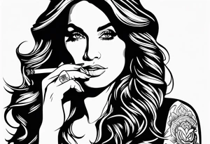caitlyn jenner smoking cigarette tattoo idea