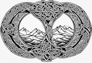 Celtic Viking sleeve tattoo tattoo idea