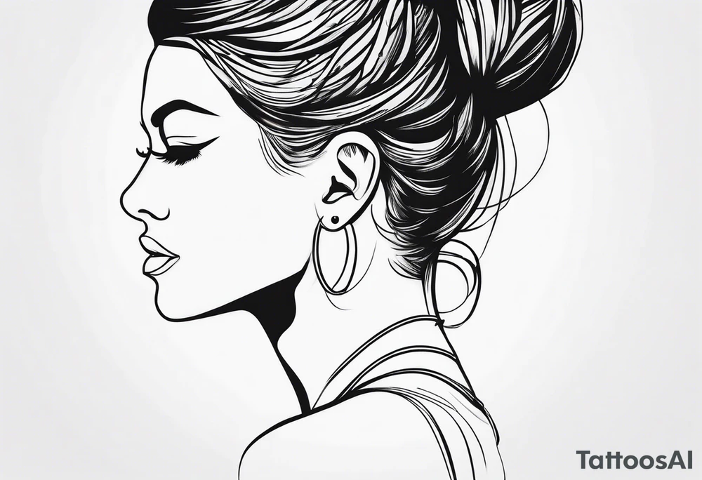 thin line tattoo idea