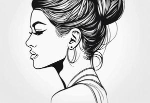 thin line tattoo idea