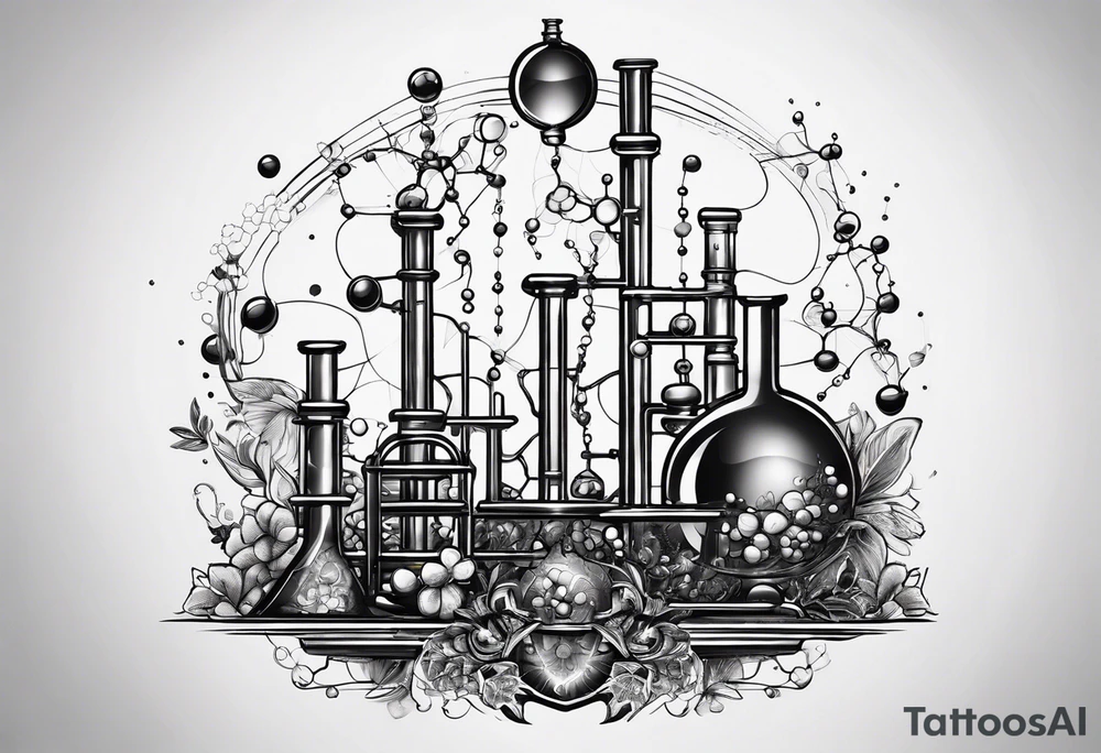 Chemistry adrenaline molecular structure tattoo idea