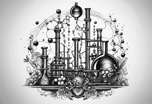 Chemistry adrenaline molecular structure tattoo idea