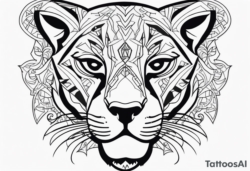 Panther tattoo idea