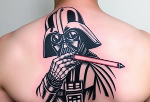 Darth vader Force Choking Director Krennic, “Be Careful Not to Choke On Your Admirations.” tattoo idea