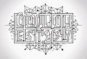 Ecstasy molecular diagram tattoo idea