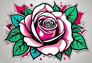 Rose tattoo idea