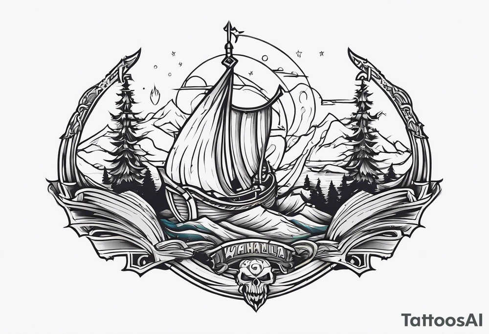 Valhalla tattoo idea