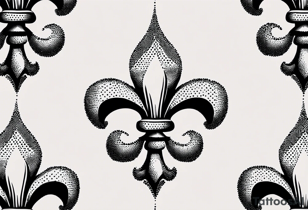 fleur de lis tattoo idea