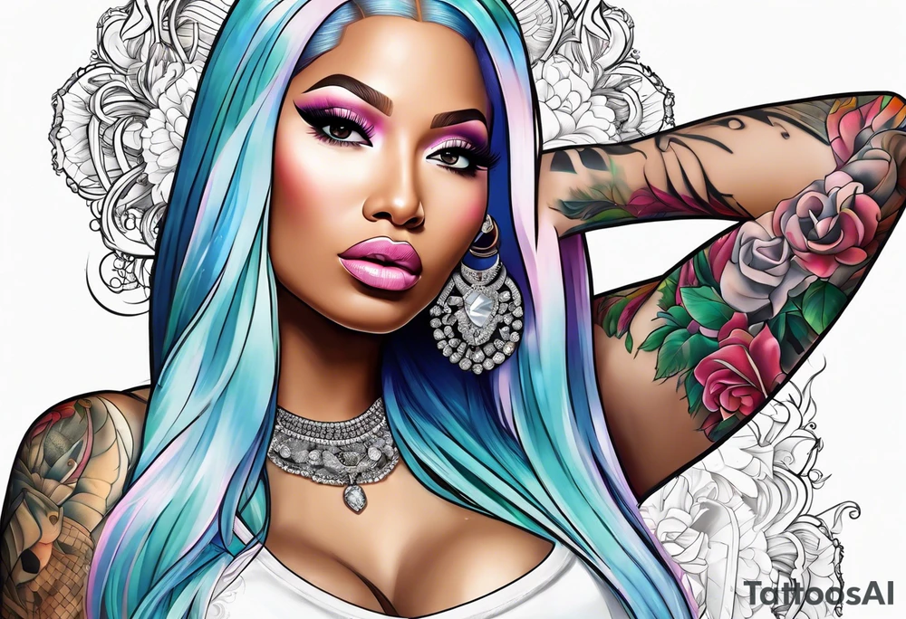 Nicki Minaj tattoo idea