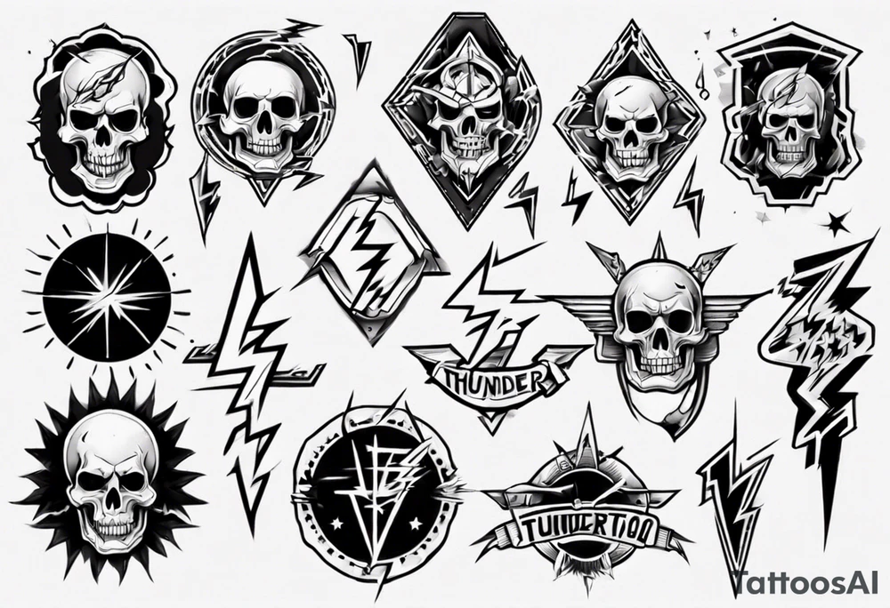 Thunder tattoo idea
