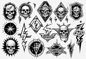 Thunder tattoo idea