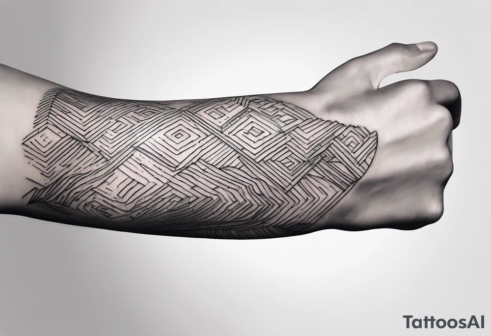 lines back and arm combination, simple, two lines tattoo idea lines back and arm combination, simple, two lines tattoo idea