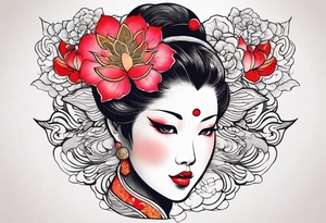 lady parts feminism tattoo idea