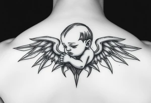 Honoring baby Xevekiah tattoo idea