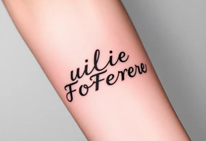 Julie Forever tattoo idea